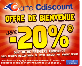 Achat Discount - Carte Cdiscount 20 prct