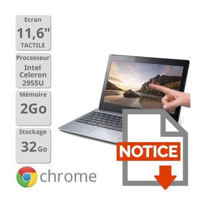 Mode d'emploi Acer Chromebook Aspire C720P