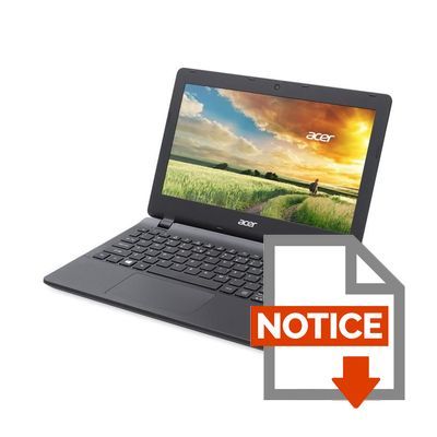 Mode d'emploi Acer PC Portable - Aspire ES1-131-C10X - 11,6