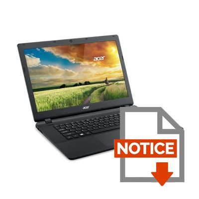 Mode d'emploi Acer PC Portable - ES1-520-38FJ - 15,6'' HD - 4Go de RAM - Windows 10 - AMD E1 - Disque Dur 1To
