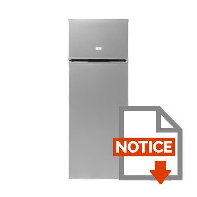 Mode d'emploi CONTINENTAL-EDISON CEF2D227S2 - Réfrigérateur congélateur haur - 227L (187+40) - Froid statique - A+ - L 54cm x H 144cm - Silver