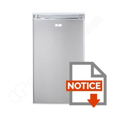 Mode d'emploi CONTINENTAL EDISON CERTT91S - Réfrigérateur table top - 91L - Froid statique - A+ - L 44,5cm x H 83,1cm - Silver