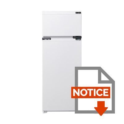 Mode d'emploi CONTINENTAL EDISON CEF2D214E - Réfrigérateur congélateur haut - 214L (176+38) - Froid statique - A+ - L 54cm x H 144,5cm - Blanc