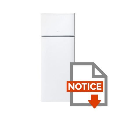 Mode d'emploi CONTINENTAL EDISON F2D227W - Réfrigérateur congélateur haut - 227L (187+40) - Froid statique - A+ - L 54cm x H 144cm - Blanc