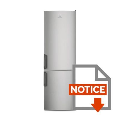 Mode d'emploi ELECTROLUX ENF2440AOX - Réfrigérateur congélateur bas - 224L (165+59) - Froid ventilé - A+ - L 55,8cm x H 168,7cm - Inox