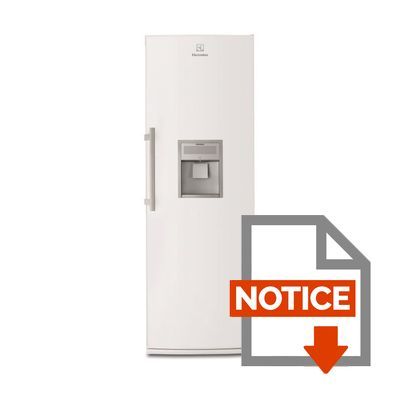 Mode d'emploi ELECTROLUX ERF4116DOW - Réfrigérateur 1 porte - 395L - Froid brassé - A++ - L 59,5cm x H 185,4cm - Blanc