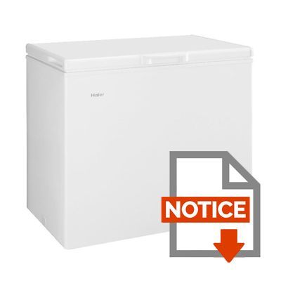 Mode d'emploi HAIER BD203RAA - Congélateur coffre - 203L - Froid statique - A+ - L 94cm x H 84,5cm - Blanc