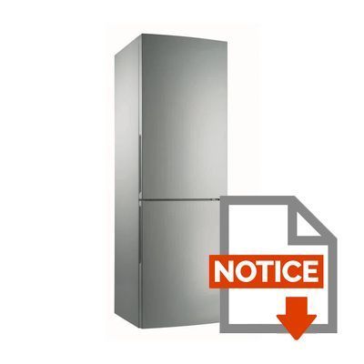 Mode d'emploi HAIER CFE633CSE - Réfrigérateur congélateur bas - 310L (230+80) - Froid ventilé - A+ - L 60cm x H 188cm - Silver
