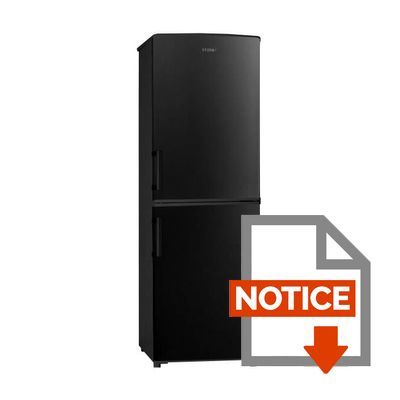 Mode d'emploi HAIER HBM-446B - Réfrigérateur congélateur bas - 140L (89+51) - Froid statique - A+ - L 48cm x H 145cm - Noir brillant