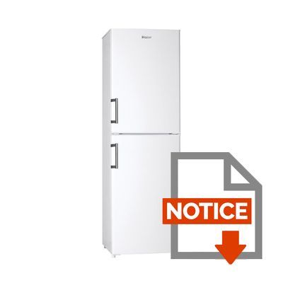 Mode d'emploi HAIER HBM-576WM - Réfrigérateur congélateur bas - 246L (143+103) - Froid statique - A+ - L 55cm x H 174,5cm - Blanc