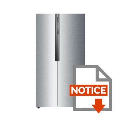Mode d'emploi HAIER HRF-521DM6 - Réfrigérateur américain - 518L (341+177) - Froid ventilé - A+ - L 90,8cm x H 179cm - Inox
