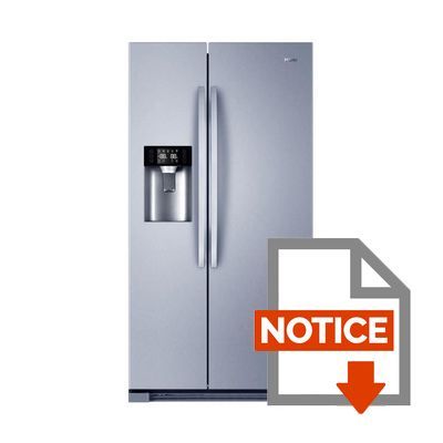 Mode d'emploi HAIER HRF550AS - Réfrigérateur américain - 550L (375+175) - Froid ventilé - A+ - L 90cm x H 179cm - Silver