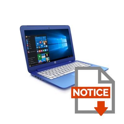 Mode d'emploi HP Stream Ordinateur portable -13-c104nf- bleu cobalt - 13,3