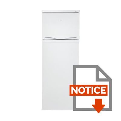 Mode d'emploi OCEANIC Réfrigérateur F2D210W - Réfrigérateur congélateur haut - 210L (164+46) - Froid statique - A+ - L 55cm x H 144cm - Blanc