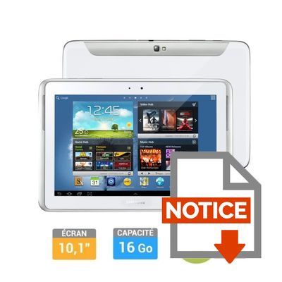 Mode d'emploi Samsung Galaxy Note 10,1