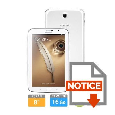Mode d'emploi Samsung Galaxy Note 8