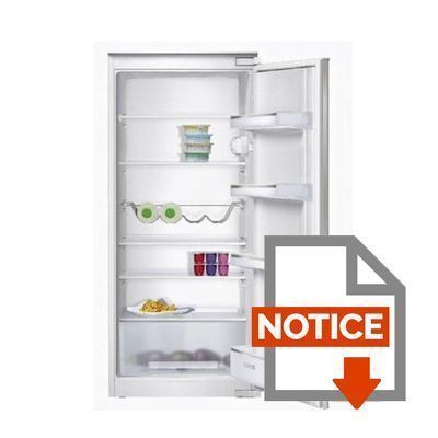 Mode d'emploi SIEMENS KI24RV21FF Réfrigérateur encastrable