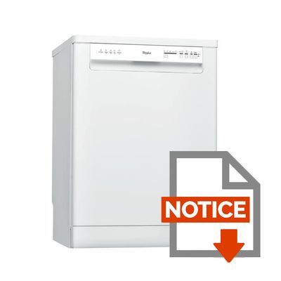 Mode d'emploi WHIRLPOOL ADP7526WH - Lave-vaisselle posable - 13 couverts - 45dB - A+ - Larg. 59,7cm