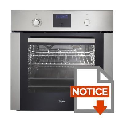 Mode d'emploi WHIRLPOOL AKZ598IX - Four électrique encastrable multifonction - Chaleur pulsée - 60L - Pyrolyse - A - Inox