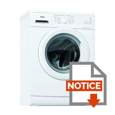 Mode d'emploi WHIRLPOOL AWOD2814 - Lave-linge frontal - 8kg - 1200 tours - A+++