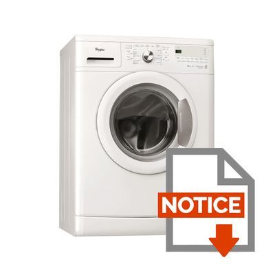 Mode d'emploi WHIRLPOOL AWOD2920 - Lave linge frontal - 9kg - 1200 tours - A+