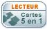 Lecteur 5 en 1
