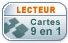 Lecteur 9 en 1