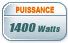 1400 Watts