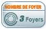 TABLE DE CUISSON - INDUCTION  3 Foyers