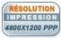 4800 x 1200 ppp