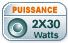 2 x 30W