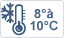 8° à 10°C