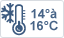 14° à 16°C