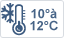 10° à 12°C