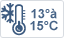 13° à 15°