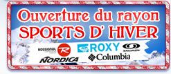 Achat discount - sports hiver