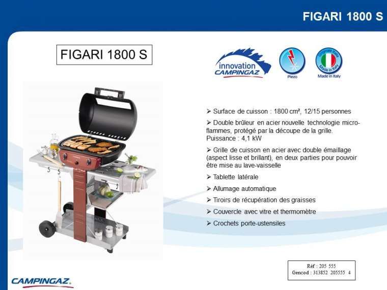 barbecue gaz figari 1800