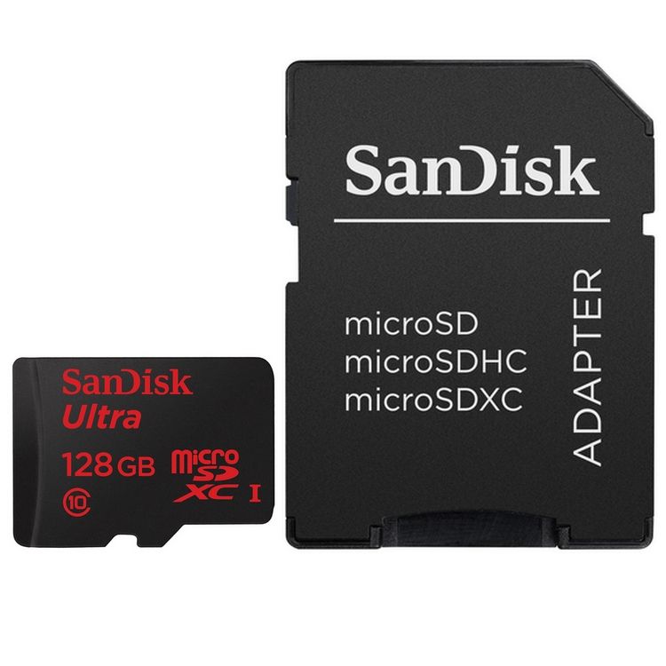 SanDisk SDXC Ultra 128 Go Classe 10 Achat carte m&eacute;moire pas cher