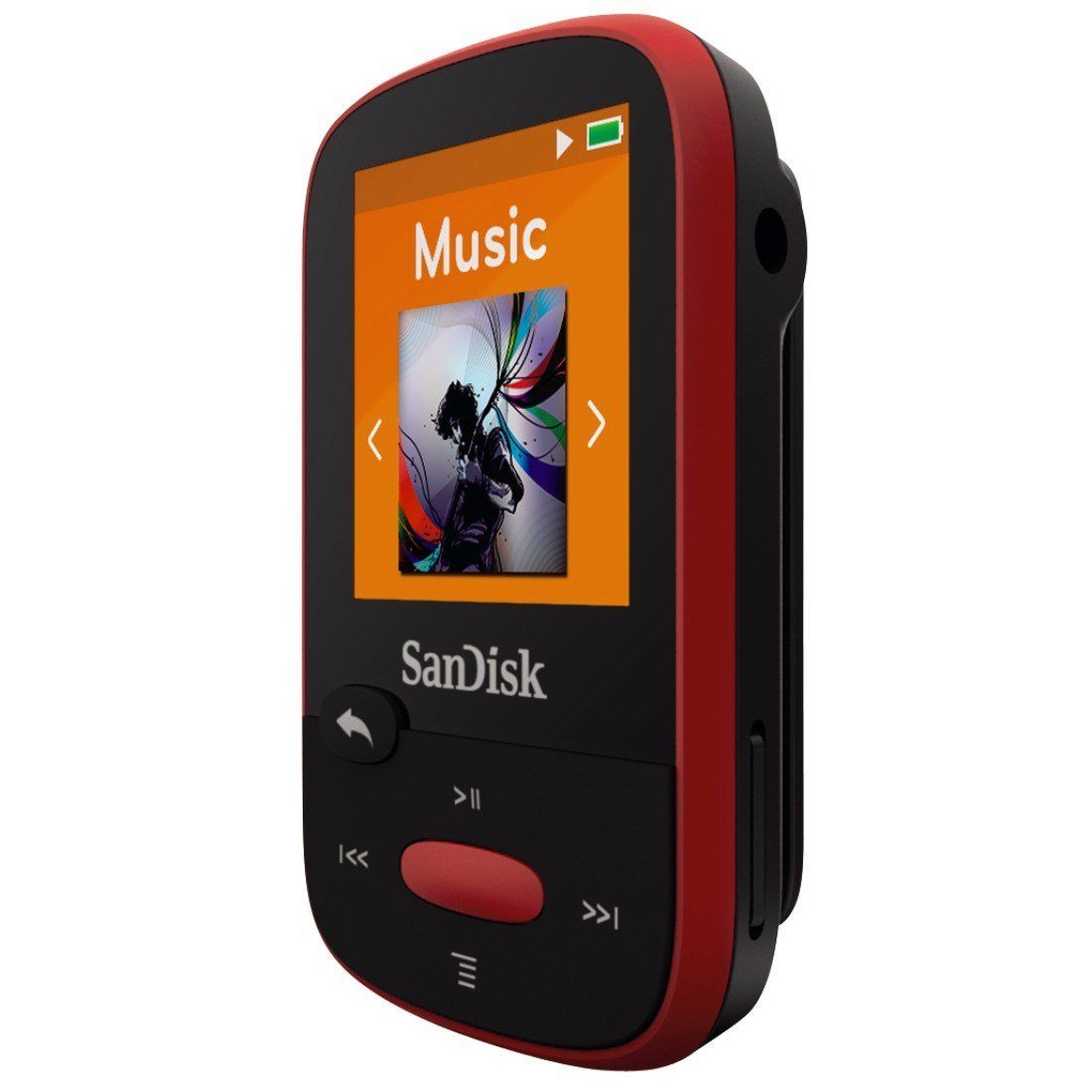 SanDisk Clip Sport 4 Go Rouge Lecteur MP3 lecteur mp3, avis et prix