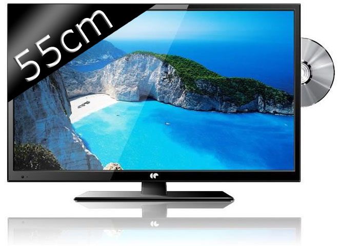 TV Continental Edison Combo DVD 55cm LED Full HD TNT HD Neuf Garantie