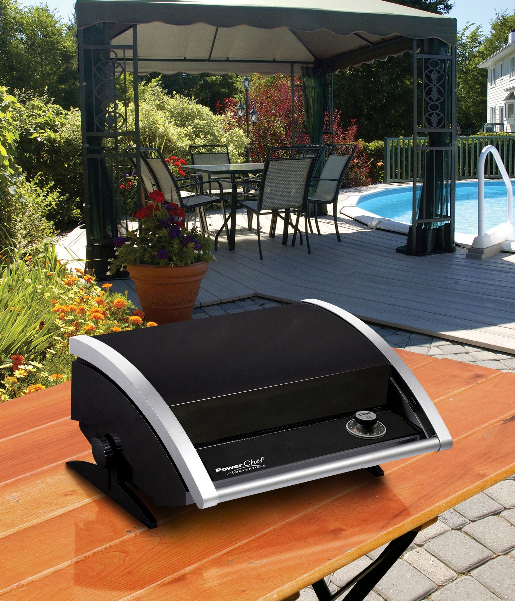 barbecue electrique flamme