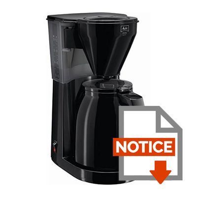 Melitta véritable machine à café Noir Filtre Carafe Enjoy Look Therm Deluxe