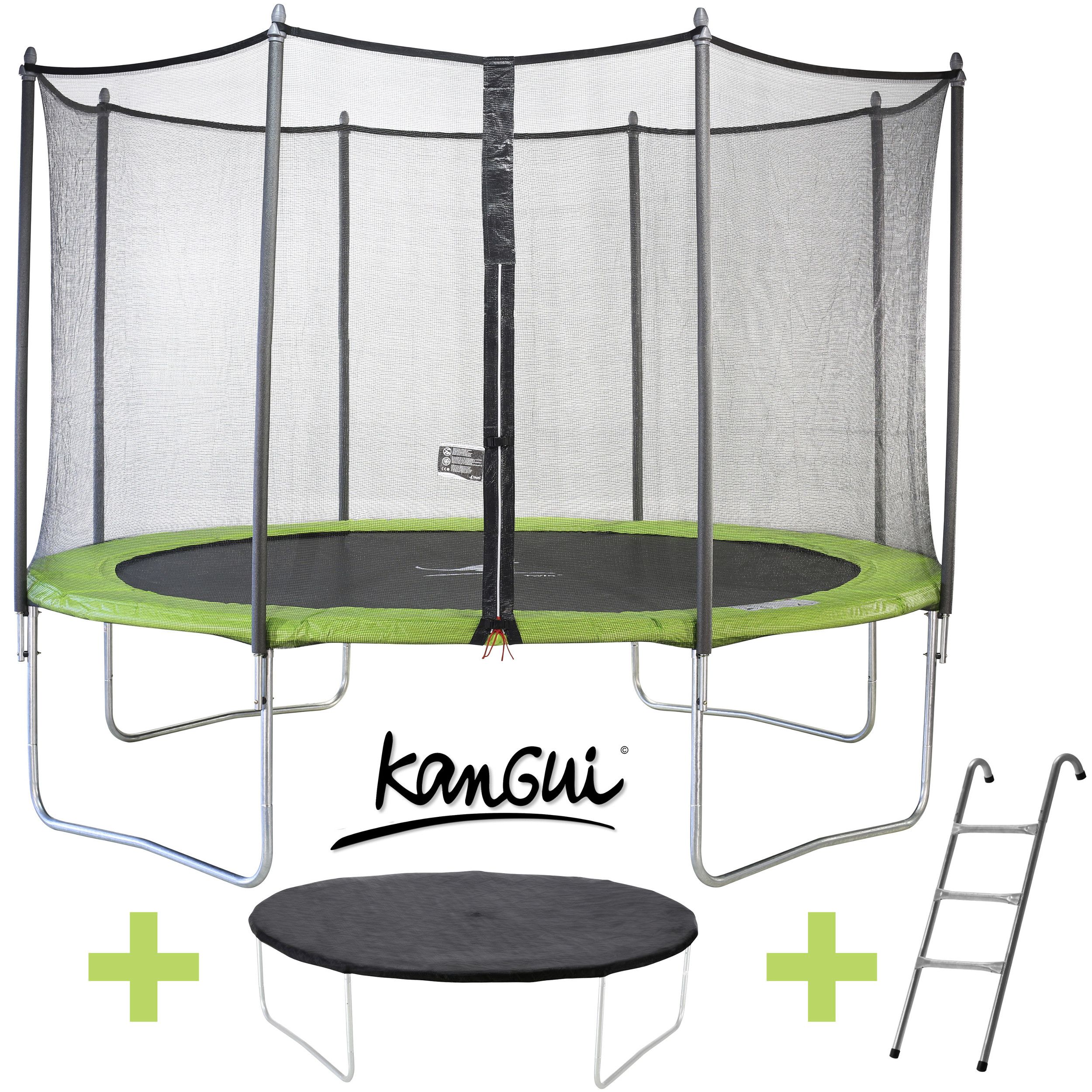 Coussin de protection bleu gris pour trampoline Ø 430 cm Kangui Kangui 