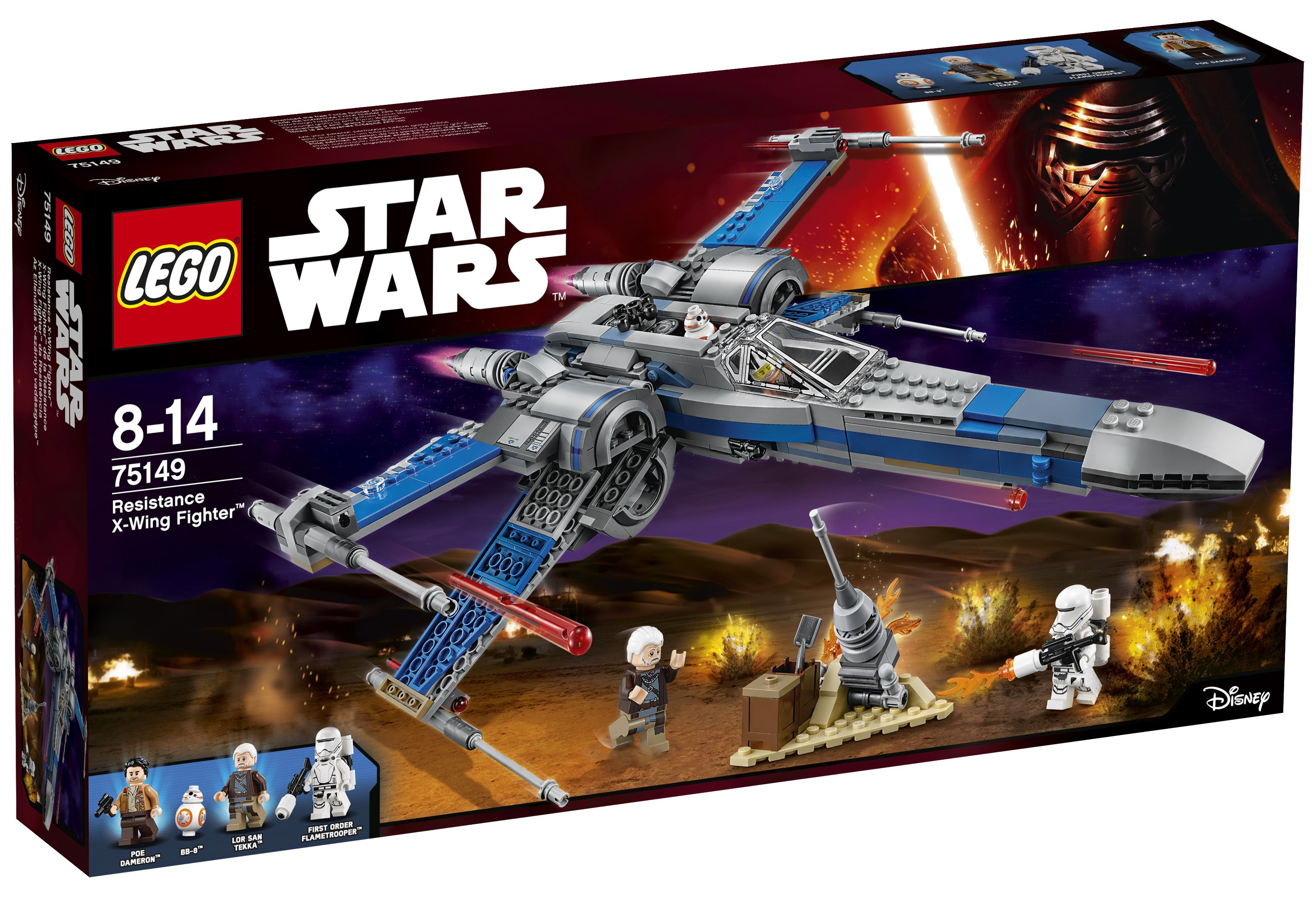 ASSEMBLAGE CONSTRUCTION LEGO Star Warsâ„¢ X Wing Fighterâ„¢ de la Résis